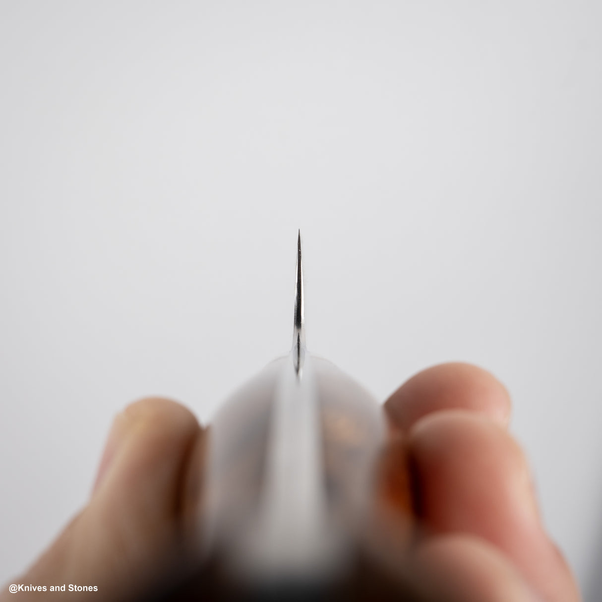 Nigara Anmon (暗紋) SG2 雨滴大馬士革 K-tip 小西部 150mm 鐵木