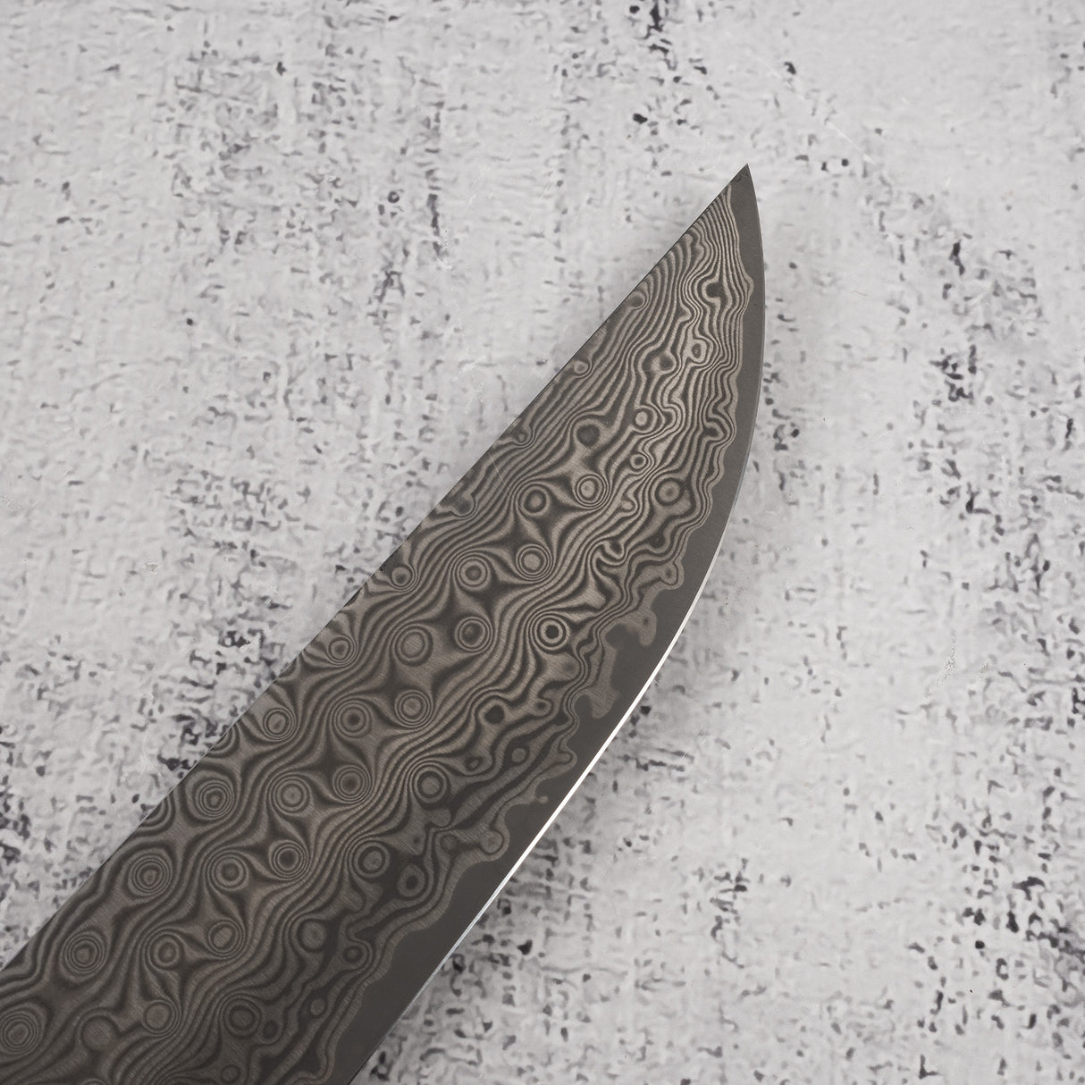 Nigara Anmon (暗紋) SG2 Raindrop Damascus Sakimaru Sujihiki 270mm Mother-of-peral Western