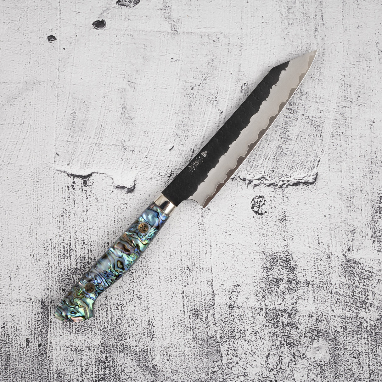 Nigara SG2 K-tip Petty 150mm Tsuchime Kurouchi Western Mother of Pearl
