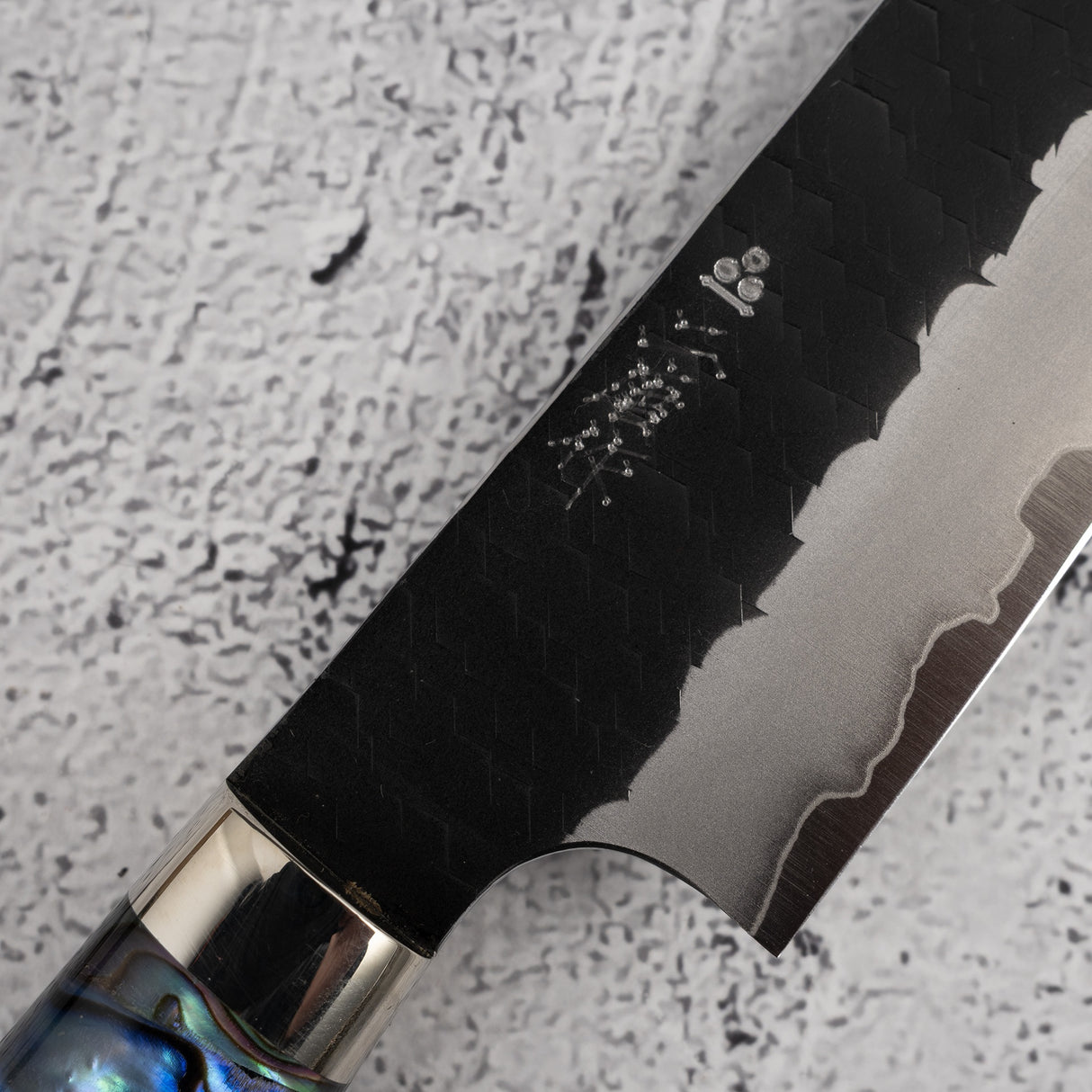 Nigara SG2 K-tip Petty 150mm Tsuchime Kurouchi Western Mother of Pearl