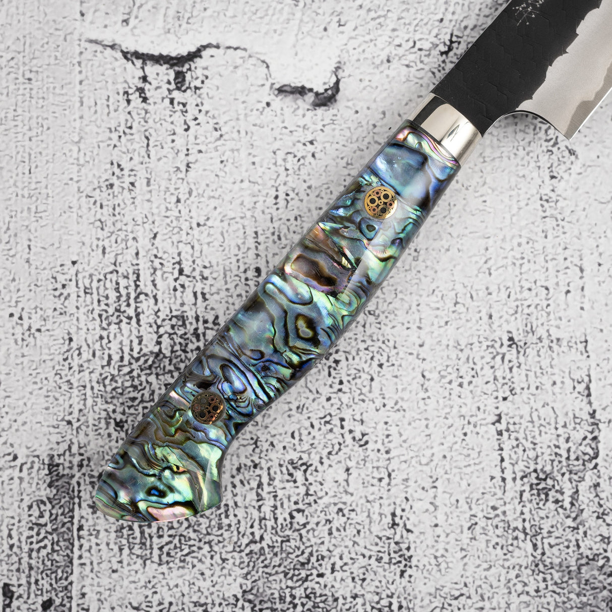 Nigara SG2 K-tip Petty 150mm Tsuchime Kurouchi Western Mother of Pearl