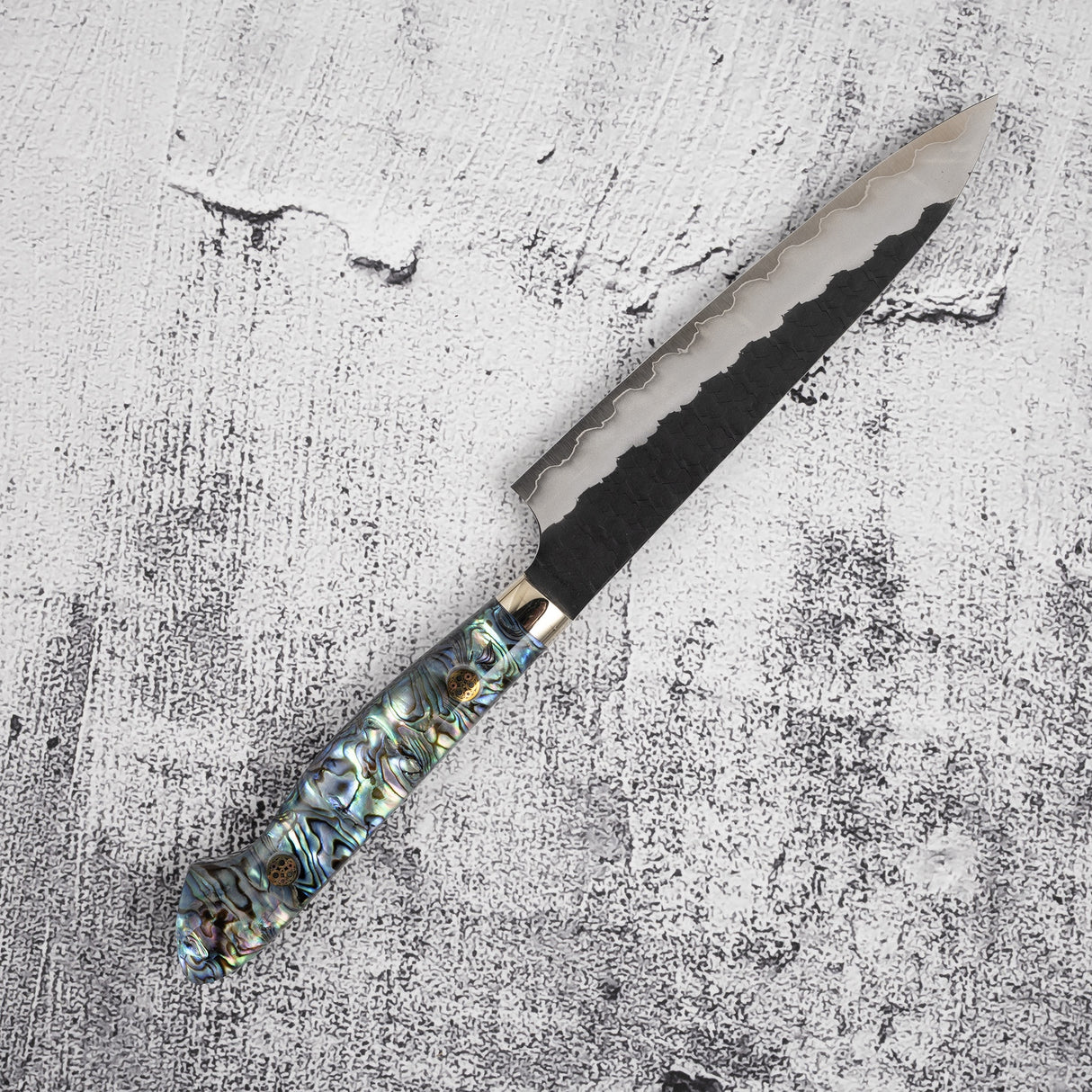 Nigara SG2 Petty 150mm Tsuchime Kurouchi 西洋珍珠母