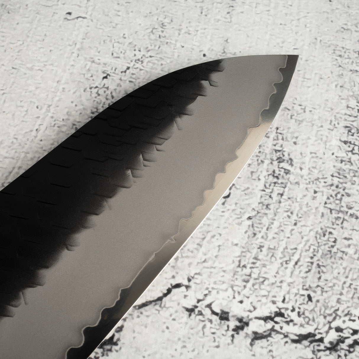 Nigara SG2 Kurouchi Tsuchime Santoku 180mm