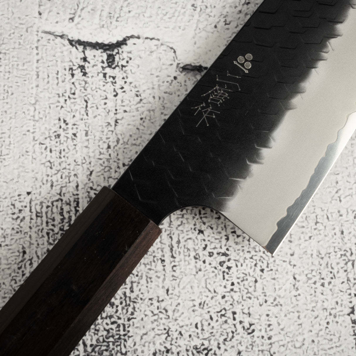Nigara SG2 Kurouchi Tsuchime Santoku 180mm
