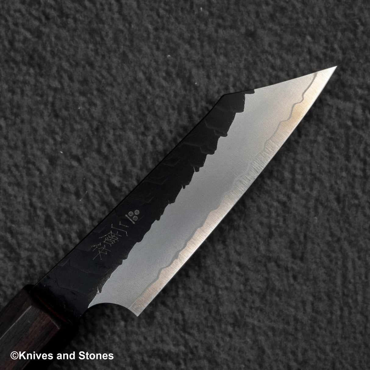 Nigara SG2 Kurouchi Tsuchime K tip Paring Knife 90mm