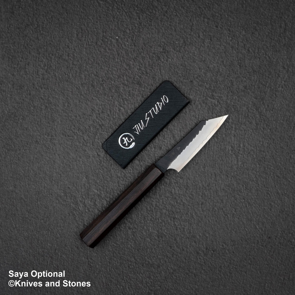 Nigara SG2 Kurouchi Tsuchime K tip Paring Knife 90mm