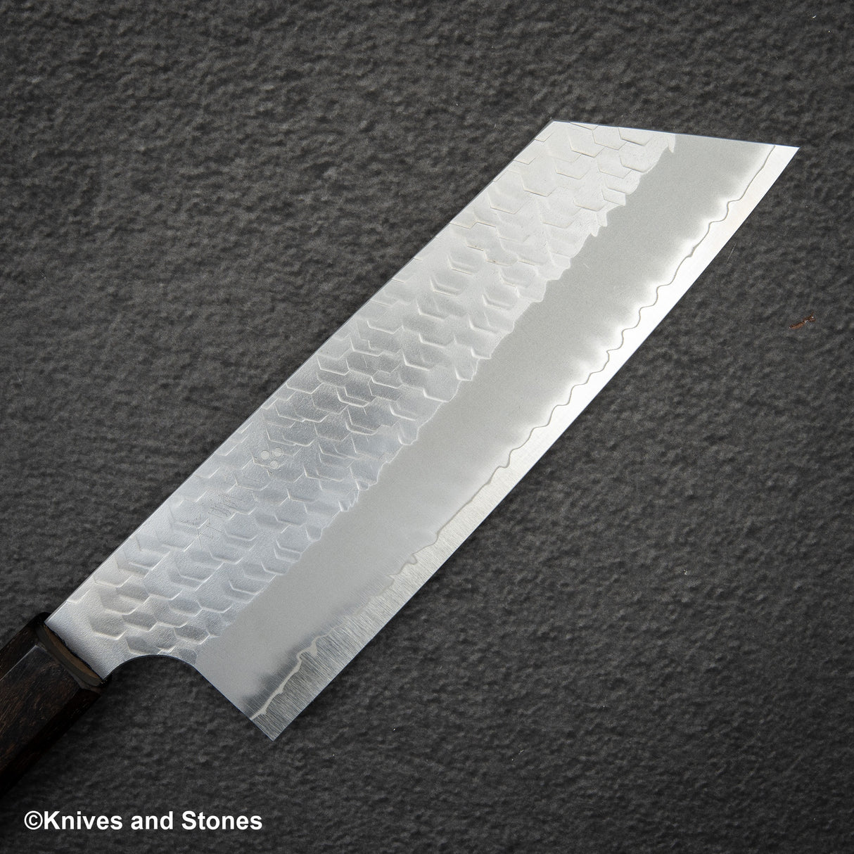 Nigara SG2 Tsuchime Matt Migaki K 尖 Nakiri 180mm 烏木手柄