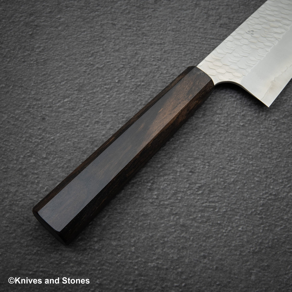 Nigara SG2 Tsuchime Matt Migaki K 尖 Nakiri 180mm 烏木手柄