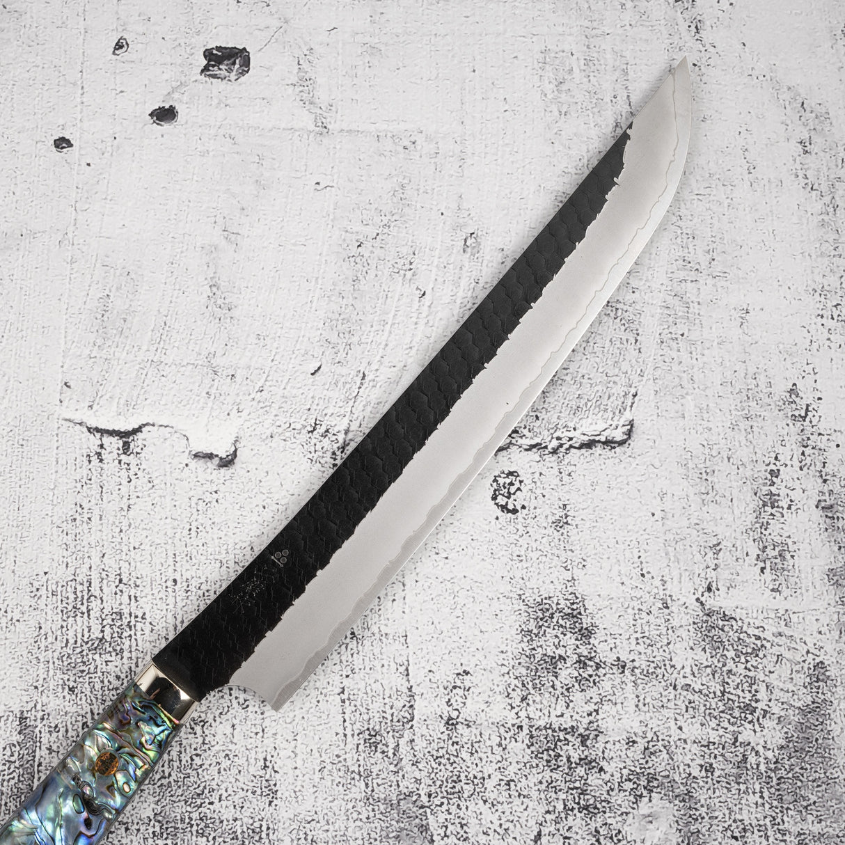 Nigara SG2 Mother-of-pearl Sakimaru Sujihiki 270mm Kurouchi Tsuchime