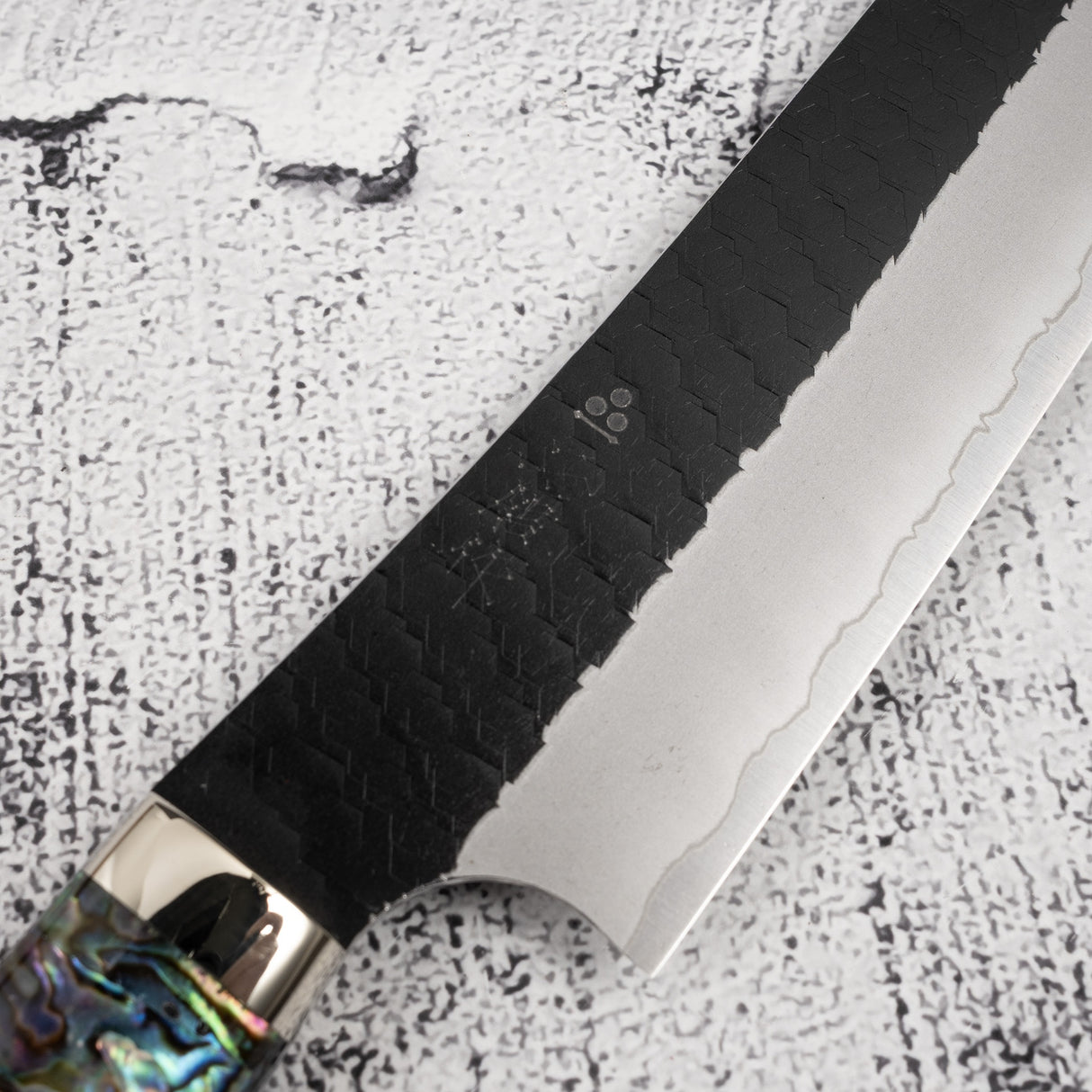 Nigara SG2 Mother-of-pearl Sakimaru Sujihiki 270mm Kurouchi Tsuchime