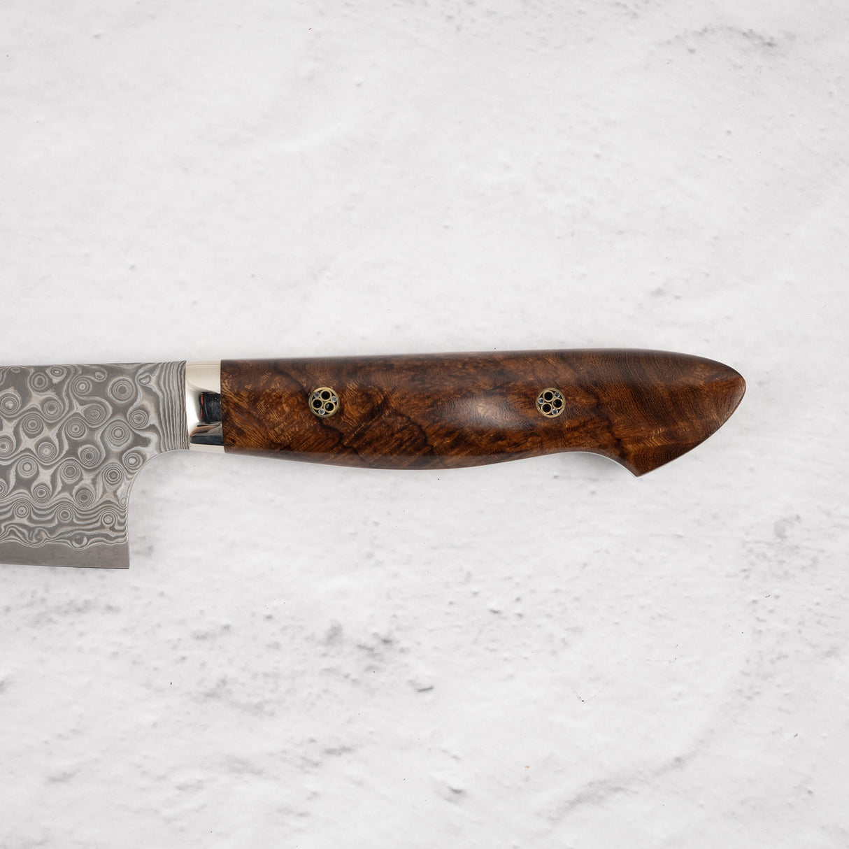 Nigara Anmon (暗紋) SG2 雨滴大馬士革牛刀 210mm 西洋鐵木