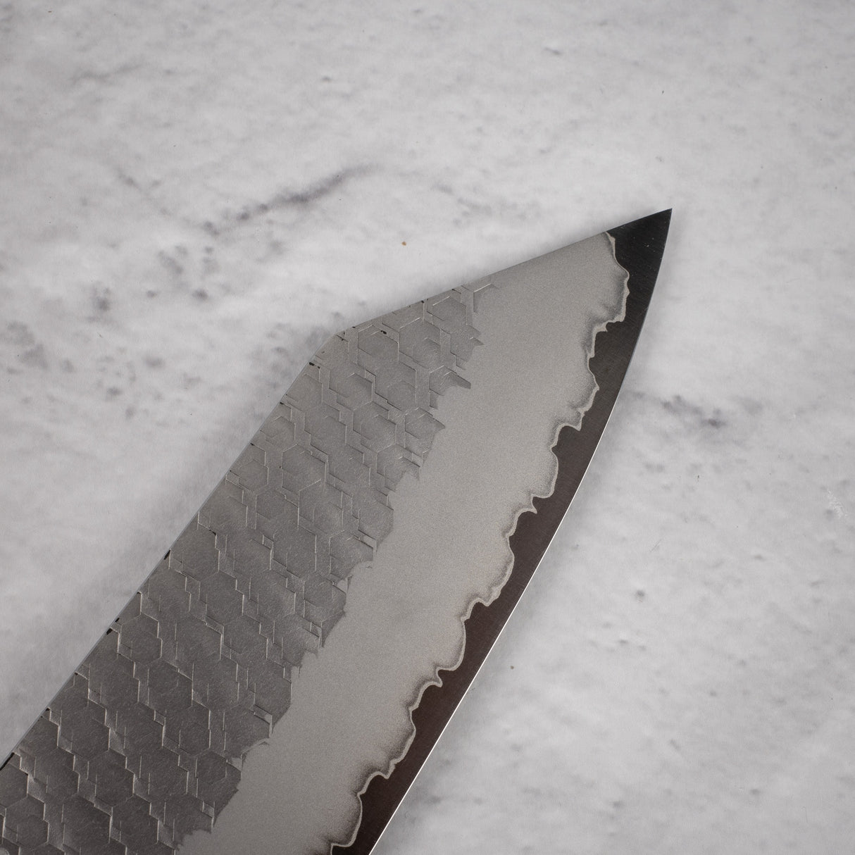 Nigara SG2 Tsuchime Matt Migaki Bunka 180mm Western Ironwood