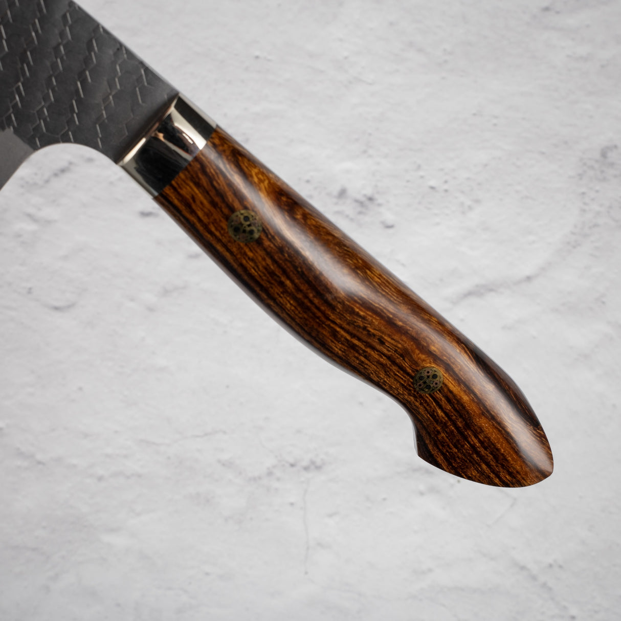 Nigara SG2 Tsuchime Matt Migaki Bunka 180mm Western Ironwood