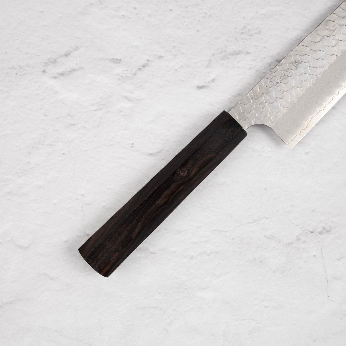 Nigara SG2 Tsuchime Matt Migaki Gyuto 240mm Ebony