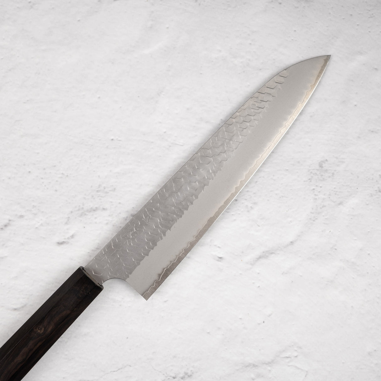 Nigara SG2 Tsuchime Matt Migaki Gyuto 240mm Ebony