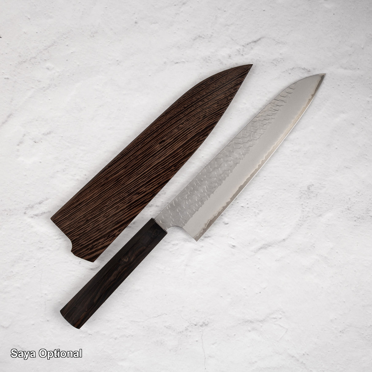 Nigara SG2 Tsuchime Matt Migaki Gyuto 240mm Ebony