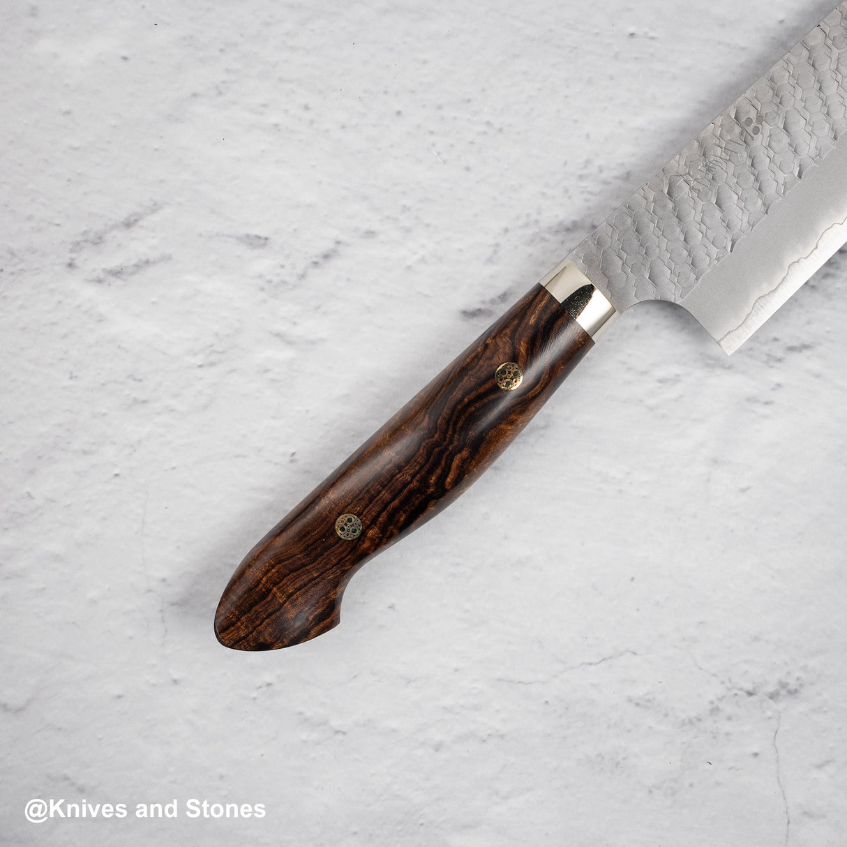 Nigara SG2 Tsuchime Matt Migaki Gyuto 240mm 西鐵木與 Saya