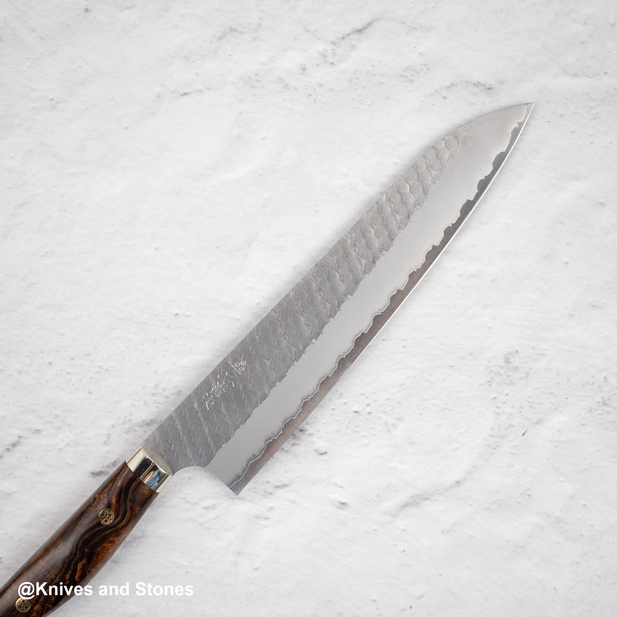 Nigara SG2 Tsuchime Matt Migaki Gyuto 240mm 西鐵木與 Saya