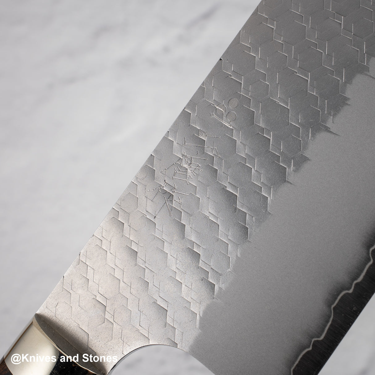 Nigara SG2 Tsuchime Matt Migaki K-tip Nakiri 180mm 西部鐵木