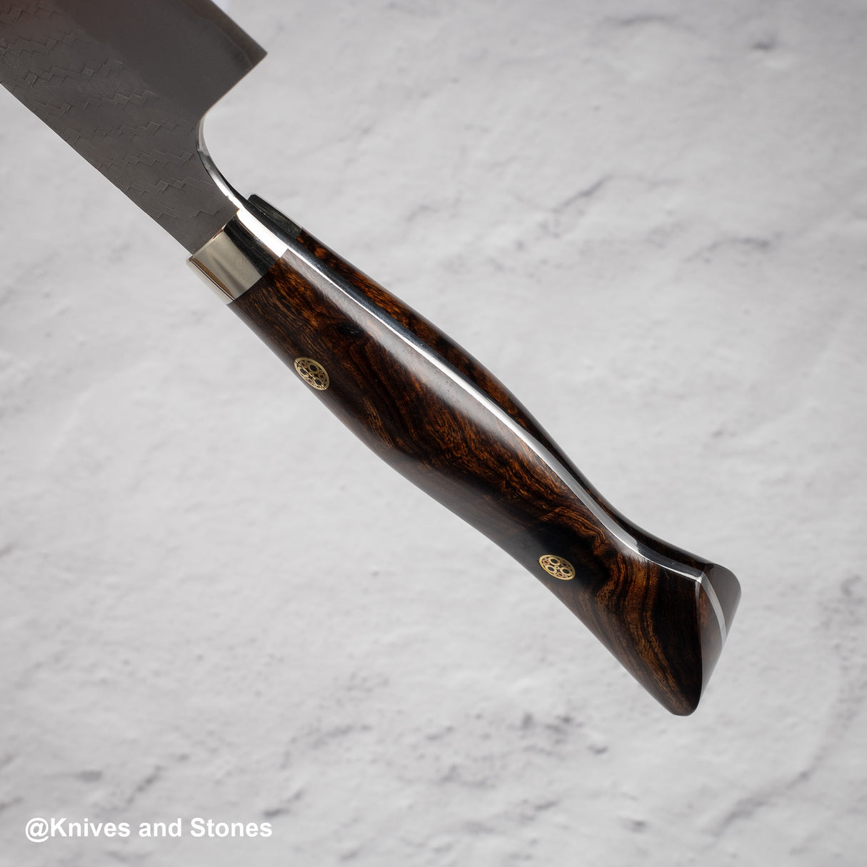 Nigara SG2 Tsuchime Matt Migaki K-tip Nakiri 180mm 西部鐵木