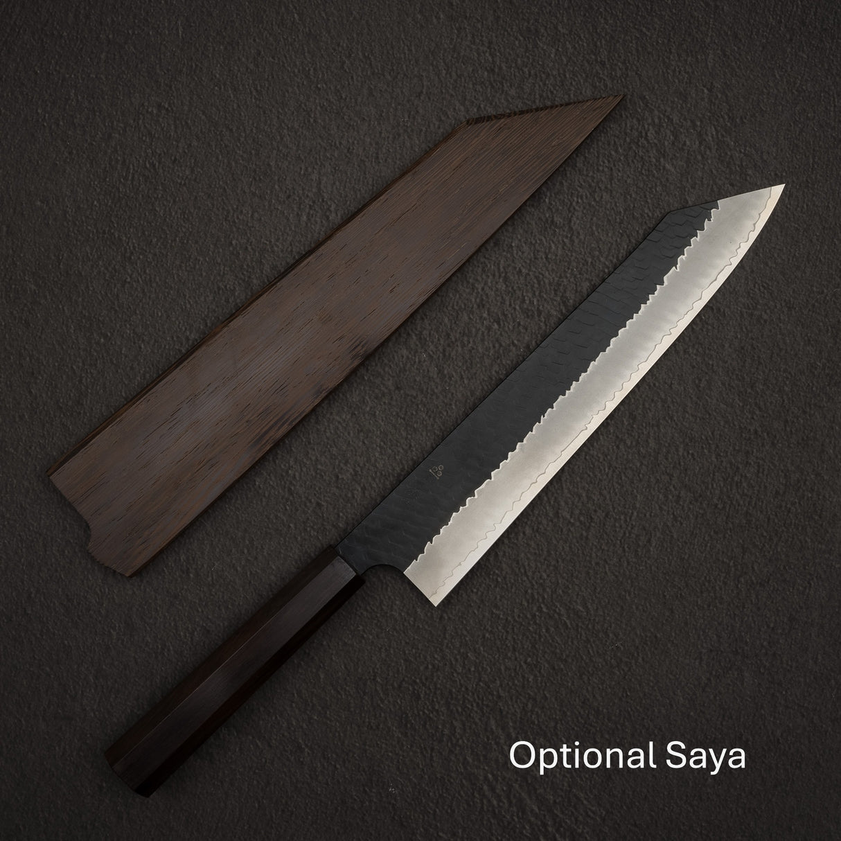 Nigara SG2 Tsuchime Kurouchi K-tip Gyuto 270mm 烏木手柄