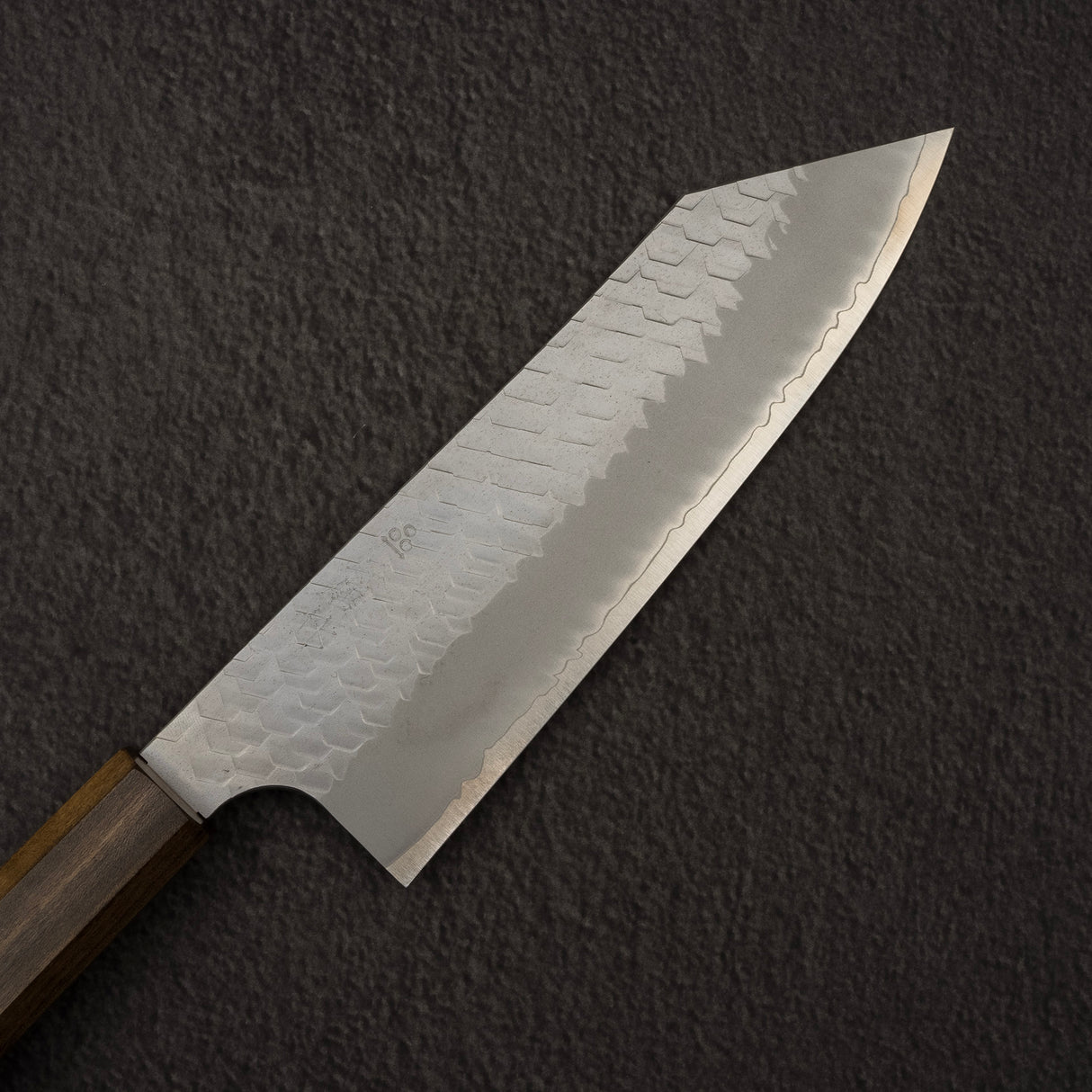 Nigara SG2 Tsuchime Matt Migaki Bunka 180mm 黑色 Chacate