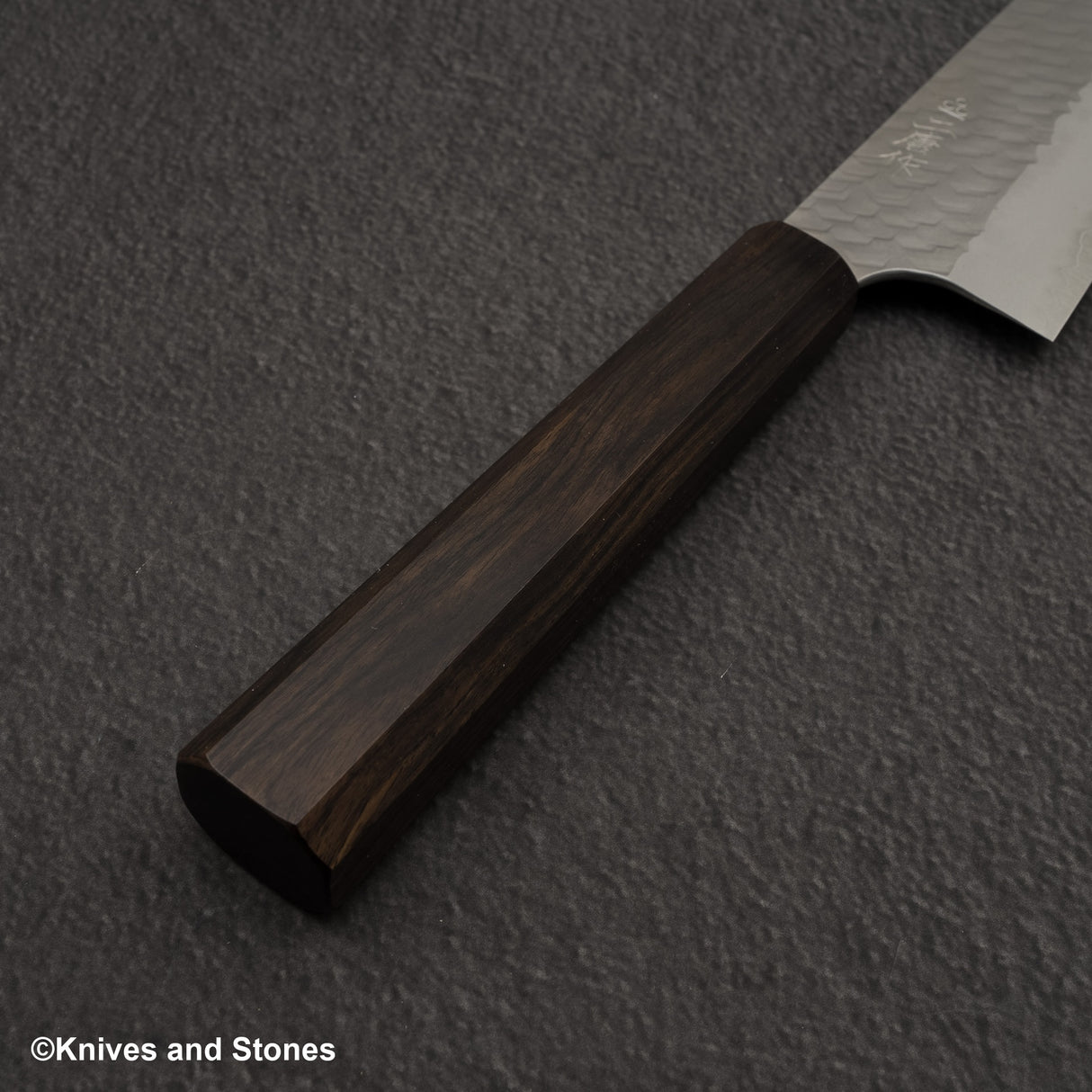 Nigara SG2 Tsuchime Matt Migaki Gyuto 210mm Ebony Handle