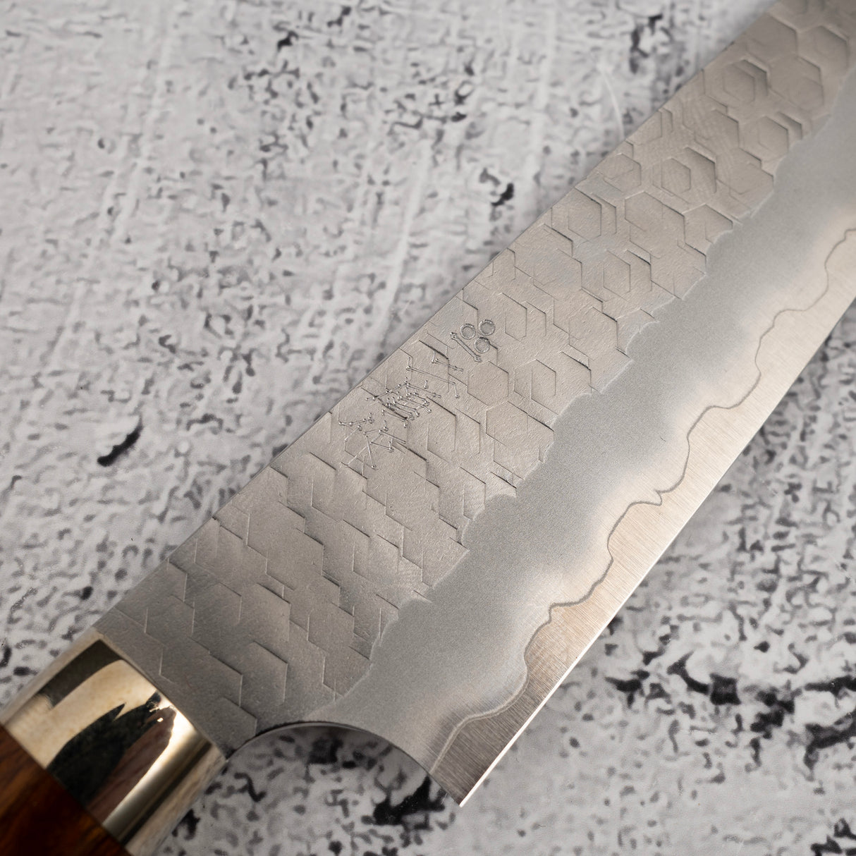 二唐SG2槌目霧面磨小刀 150mm 西式鐵木柄