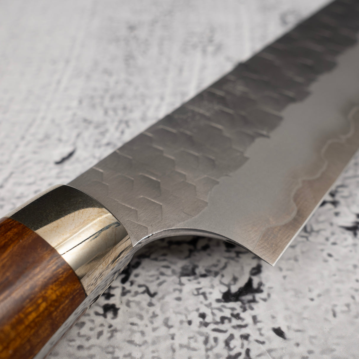 二唐SG2槌目霧面磨小刀 150mm 西式鐵木柄