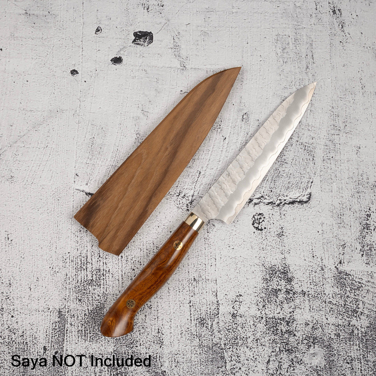 二唐SG2槌目霧面磨小刀 150mm 西式鐵木柄