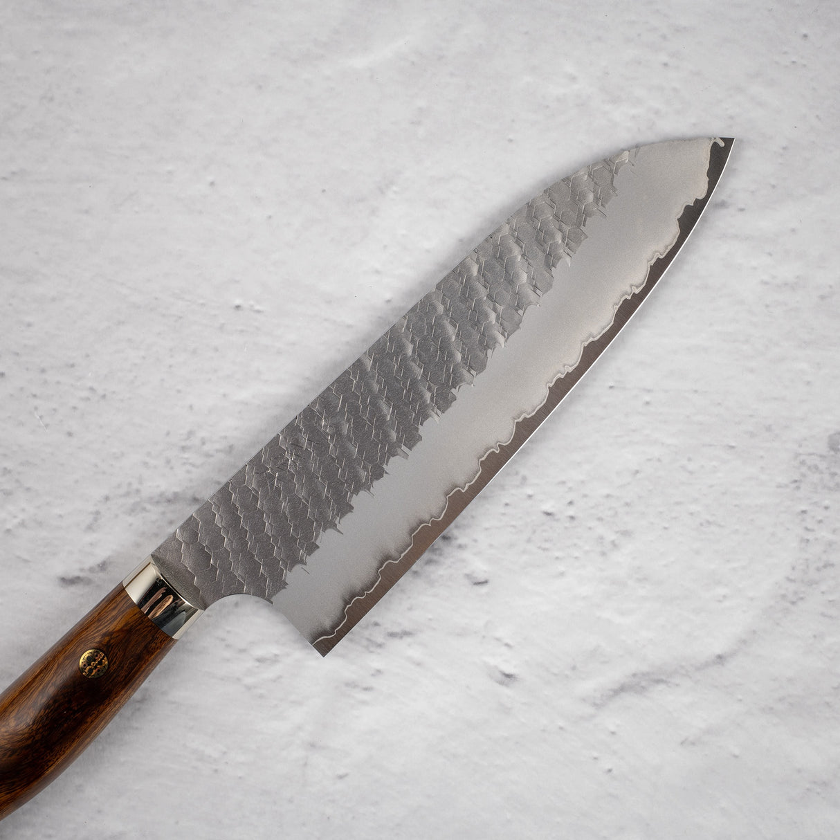 Nigara SG2 Tsuchime Matt Migaki Santoku 180mm 西部鐵木