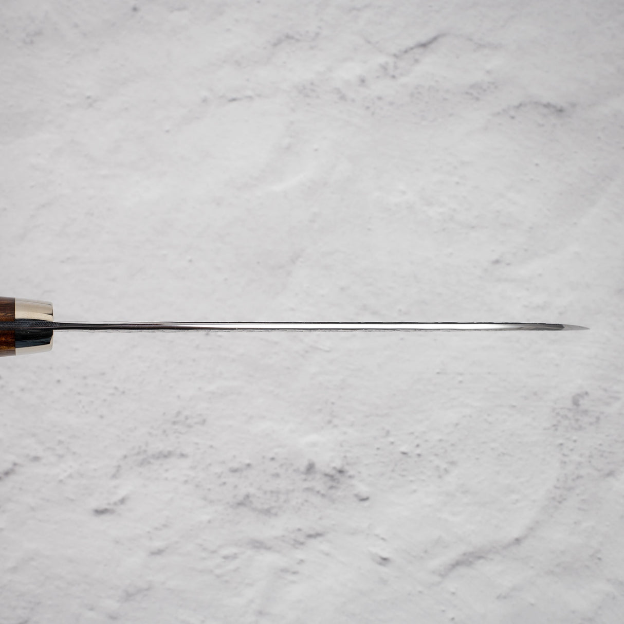 Nigara SG2 Tsuchime Matt Migaki Santoku 180mm 西部鐵木