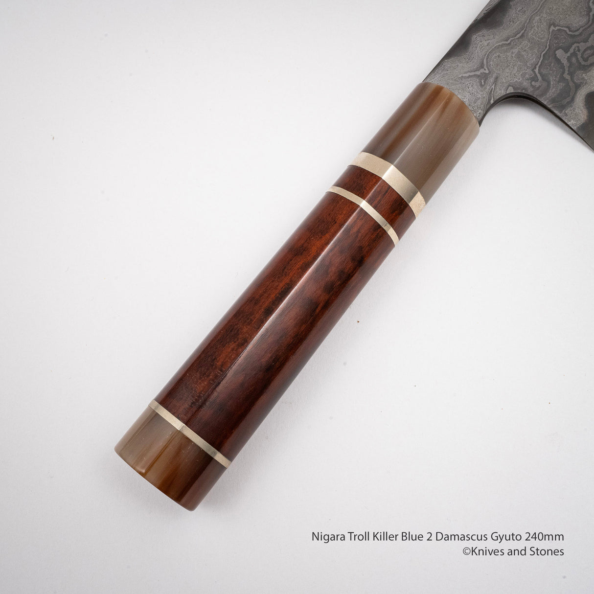 Nigara 巨魔殺手「Onikoroshi」青神 #2 大馬士革 240 mm Gyuto