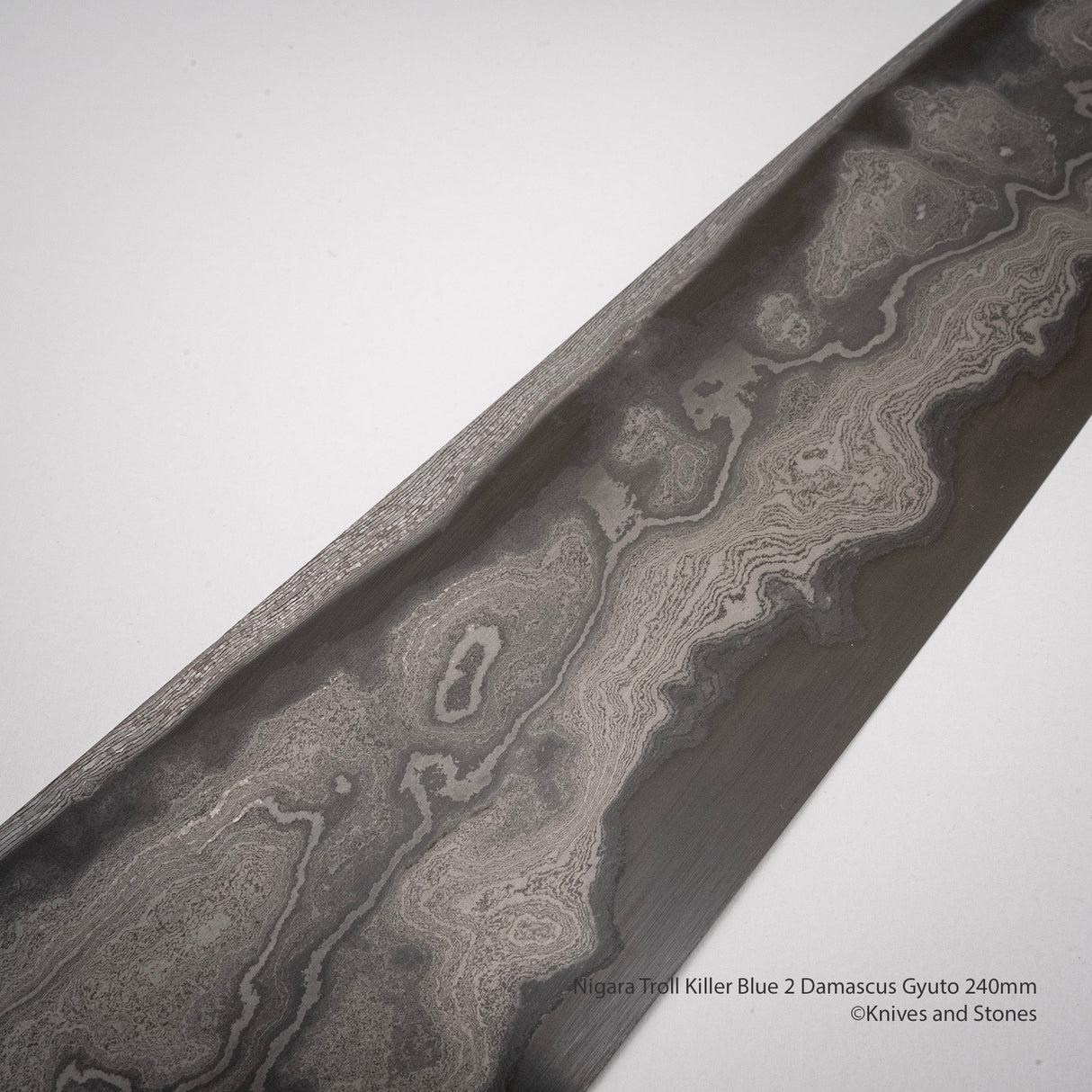 Nigara 巨魔殺手「Onikoroshi」青神 #2 大馬士革 240 mm Gyuto
