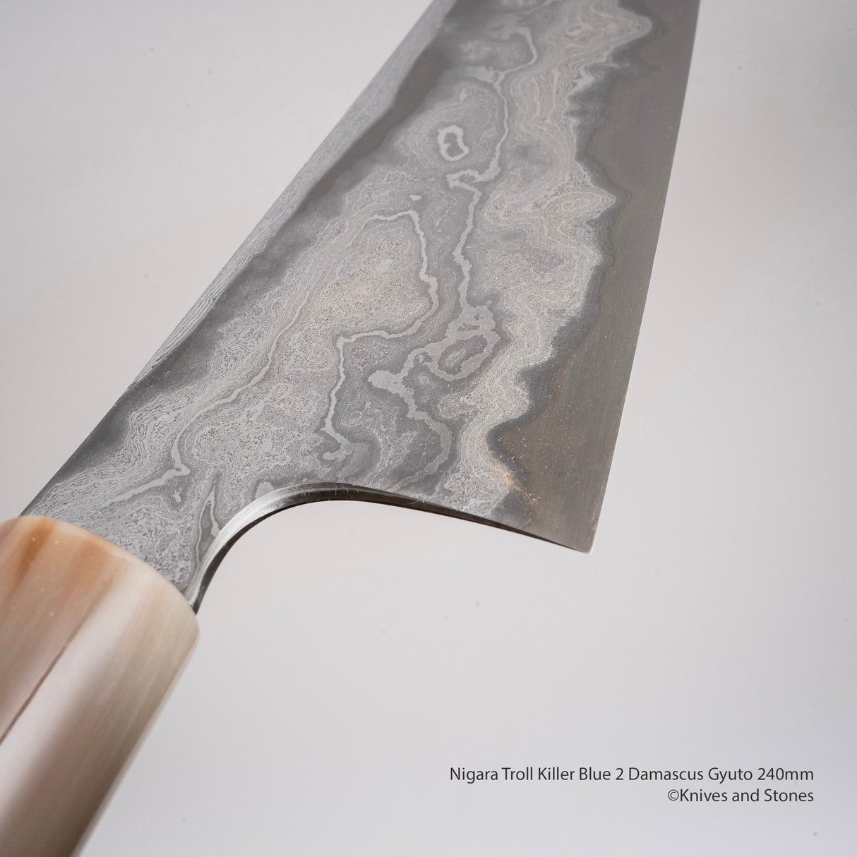 Nigara 巨魔殺手「Onikoroshi」青神 #2 大馬士革 240 mm Gyuto