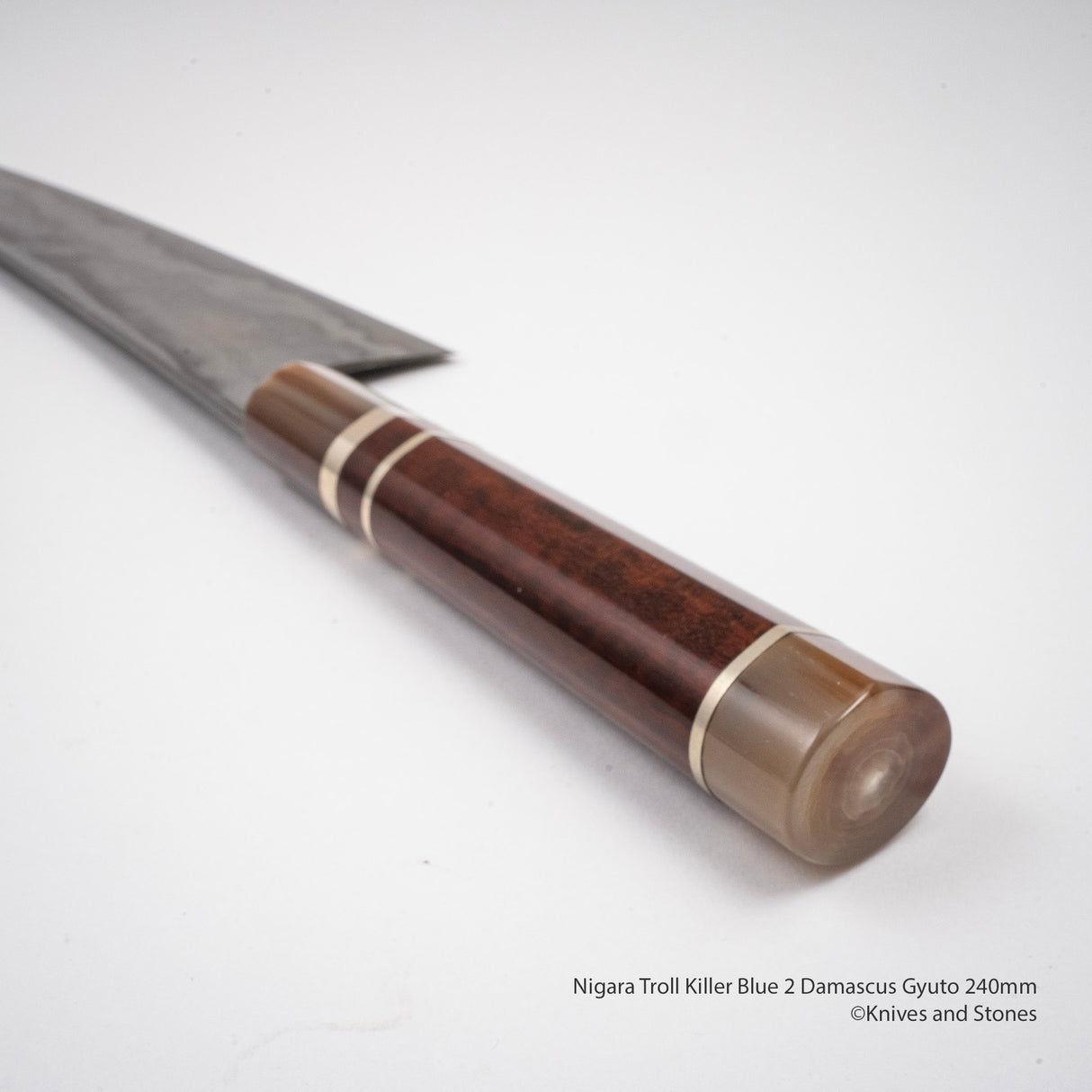 Nigara 巨魔殺手「Onikoroshi」青神 #2 大馬士革 240 mm Gyuto