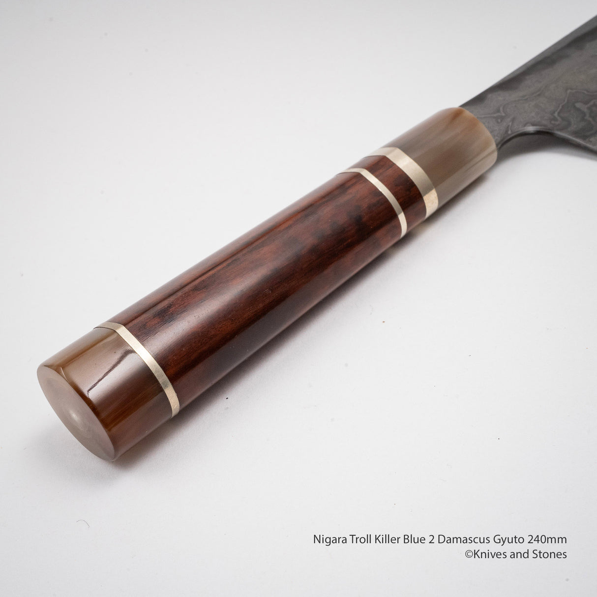 Nigara 巨魔殺手「Onikoroshi」青神 #2 大馬士革 240 mm Gyuto