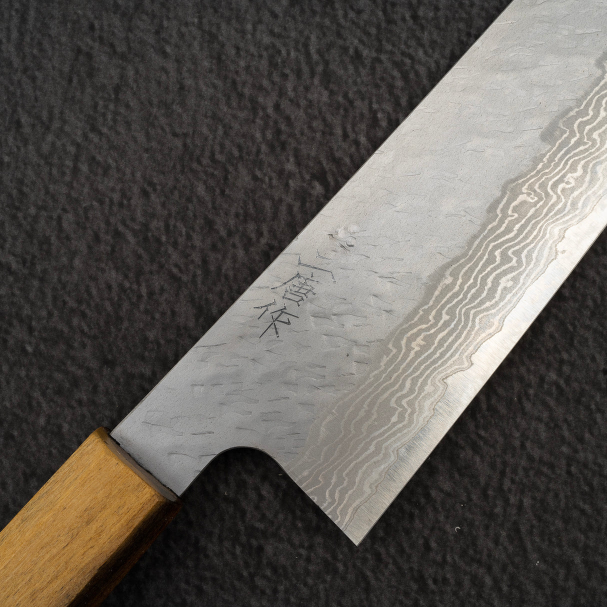 Nigara VG10 大馬士革 Tsuchime Gyuto 210mm 黑色 Chacate 手柄