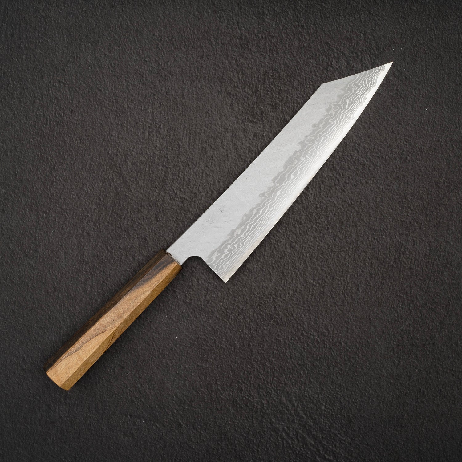 Nigara VG10 大馬士革 Tsuchime K-tip Gyuto 240 毫米黑色 Chacate 手柄