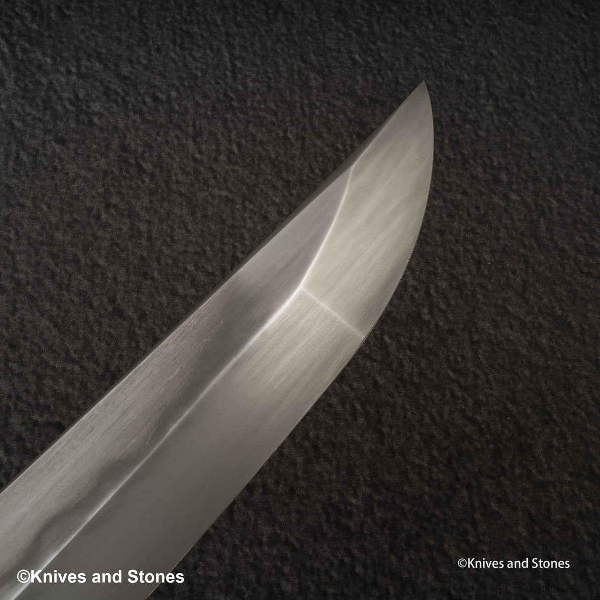 二唐 青二 本燒 富士山刃文 先丸 300mm