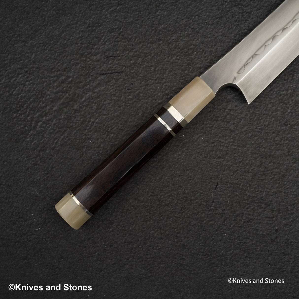 Nigara Blue 2 Honyaki Dual Hamon 柳葉切助 300mm