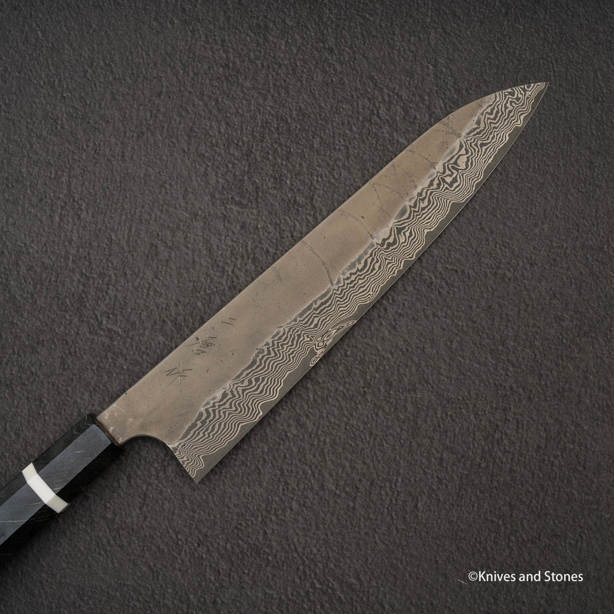 Nigara Ginsan Kurozome Damascus Gyuto 270毫米樺木手柄