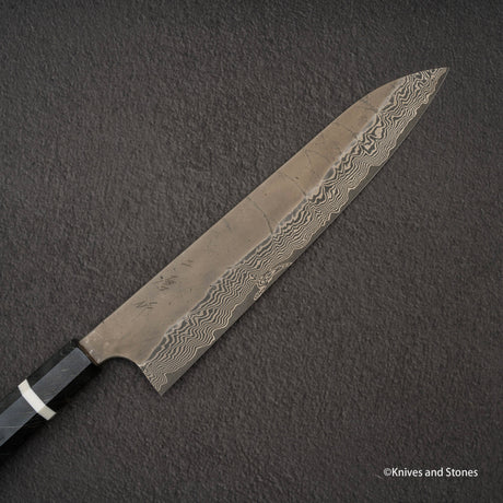 Nigara Ginsan Kurozome Damascus Gyuto 270mm Birch Handle
