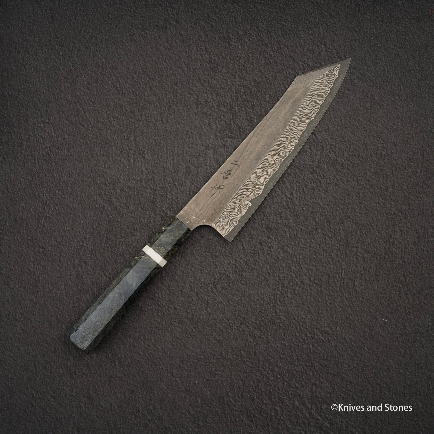 Nigara Ginsan Kurozome 大馬士革 K-tip Gyuto 210mm 樺木手柄
