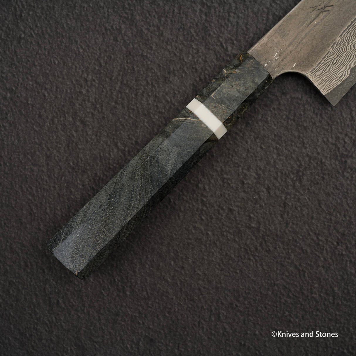 Nigara Ginsan Kurozome 大馬士革 K-tip Gyuto 210mm 樺木手柄