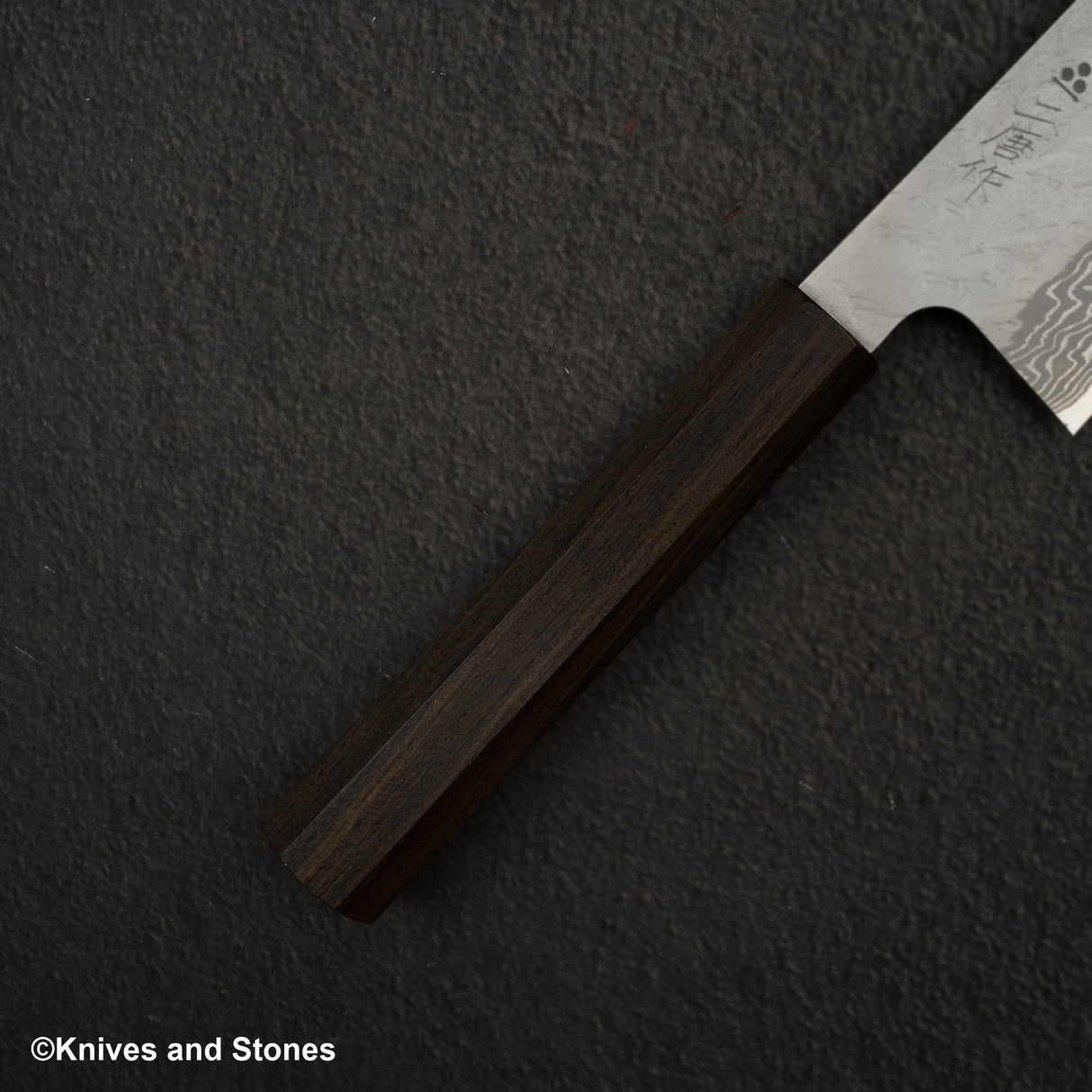 Nigara VG10 大馬士革 Tsuchime Gyuto 240mm 黑色 Chacate