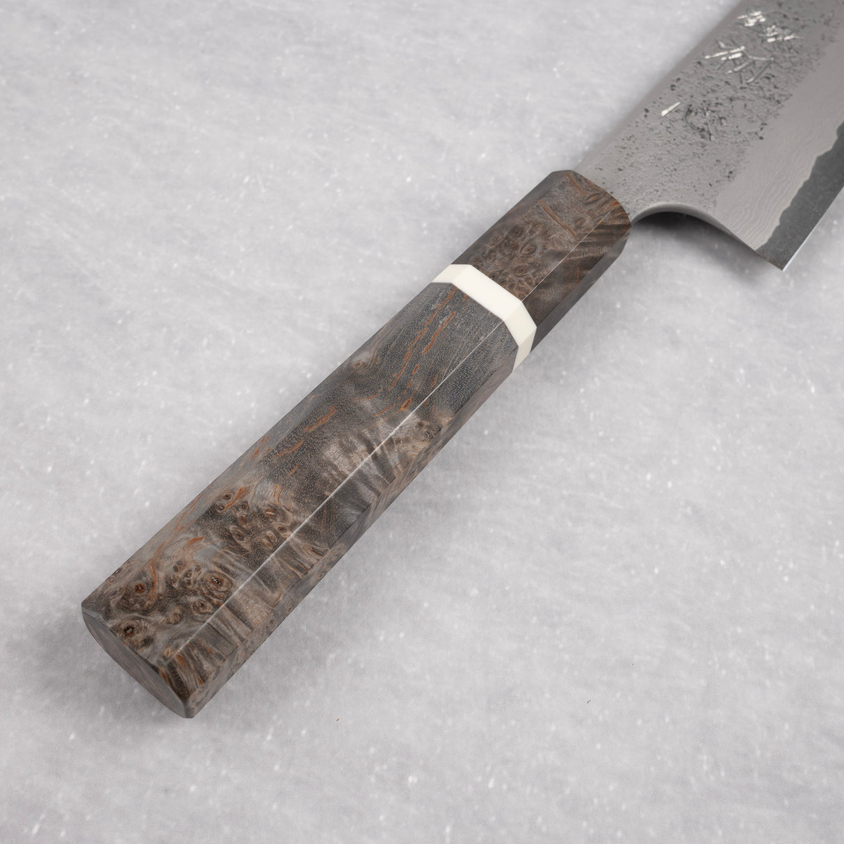 Nigara x Hatsukokoro Ryusui Blue 2 Damascus Nashiji  K-tip Gyuto 210mm