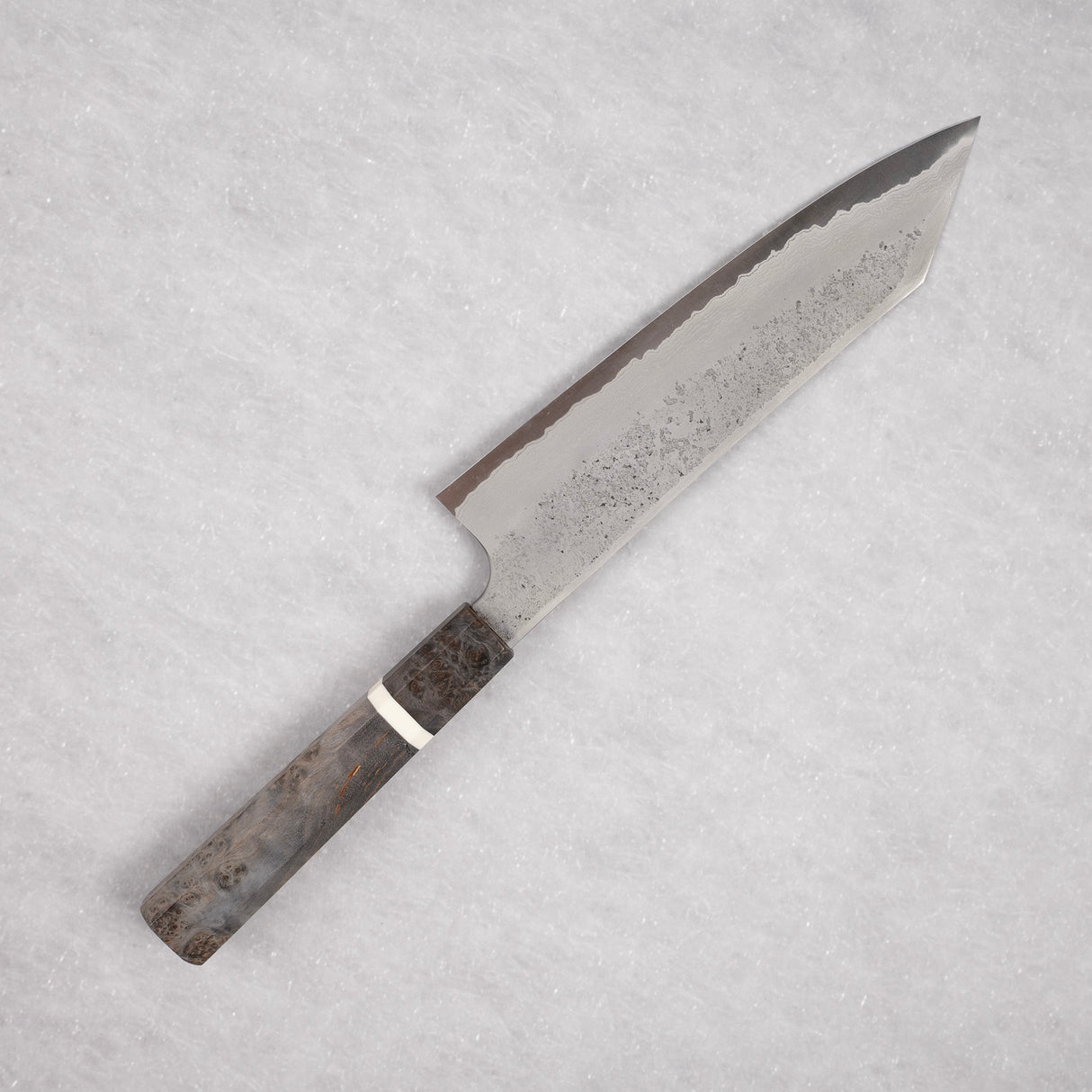 Nigara x Hatsukokoro Ryusui Blue 2 Damascus Nashiji  K-tip Gyuto 210mm