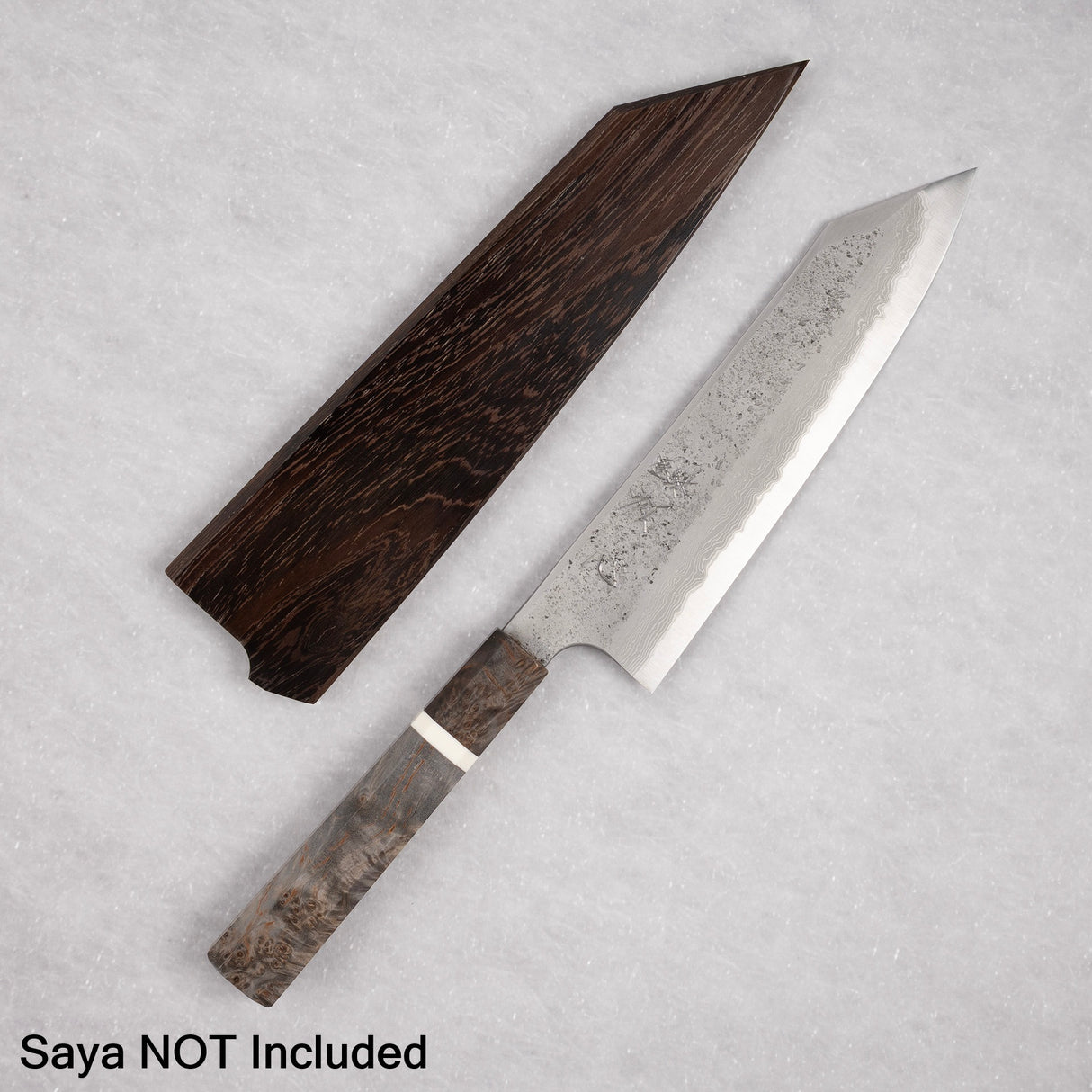 Nigara x Hatsukokoro Ryusui Blue 2 Damascus Nashiji  K-tip Gyuto 210mm