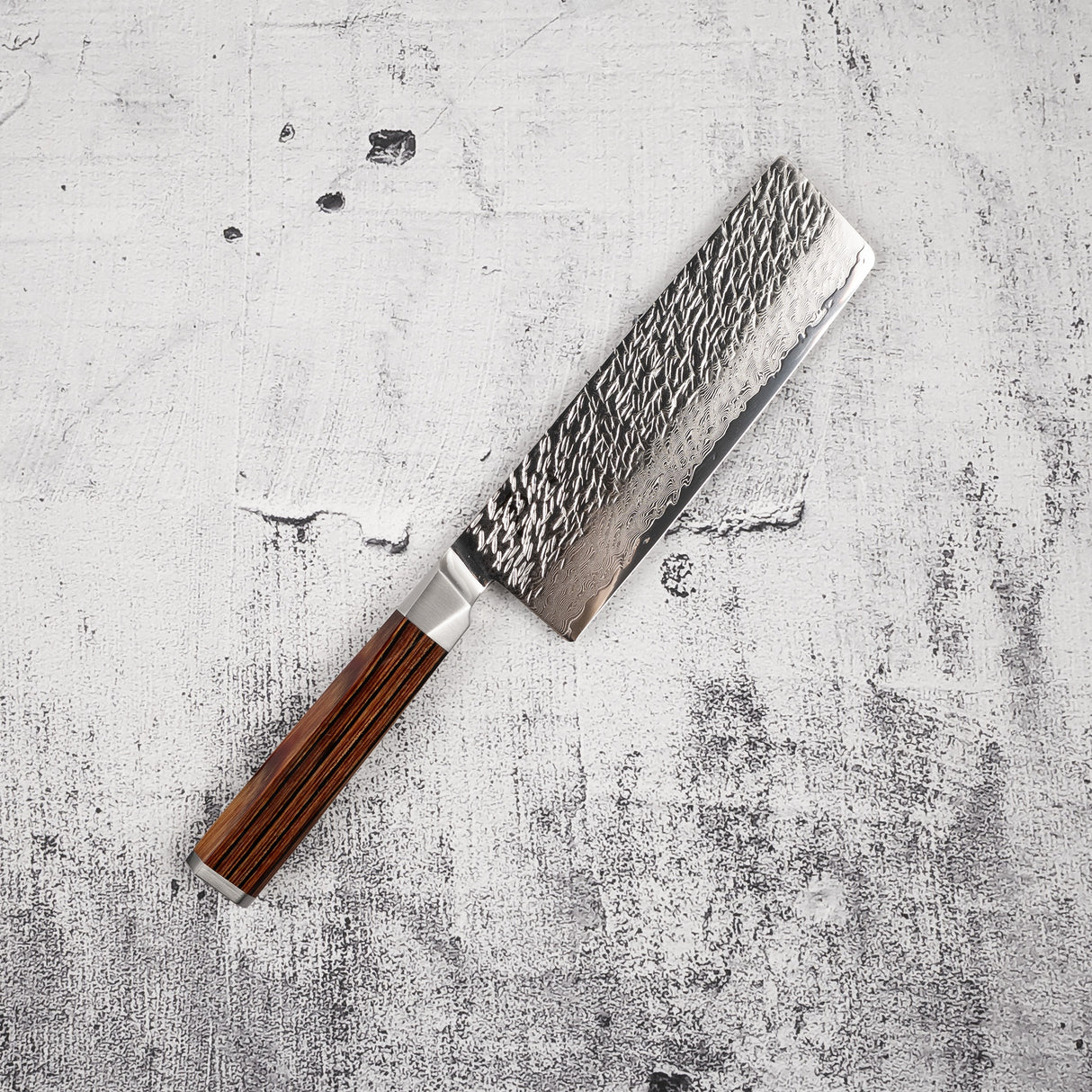 Ono Suzukaze SG2 Damascus Nakiri 165mm Tsuchime